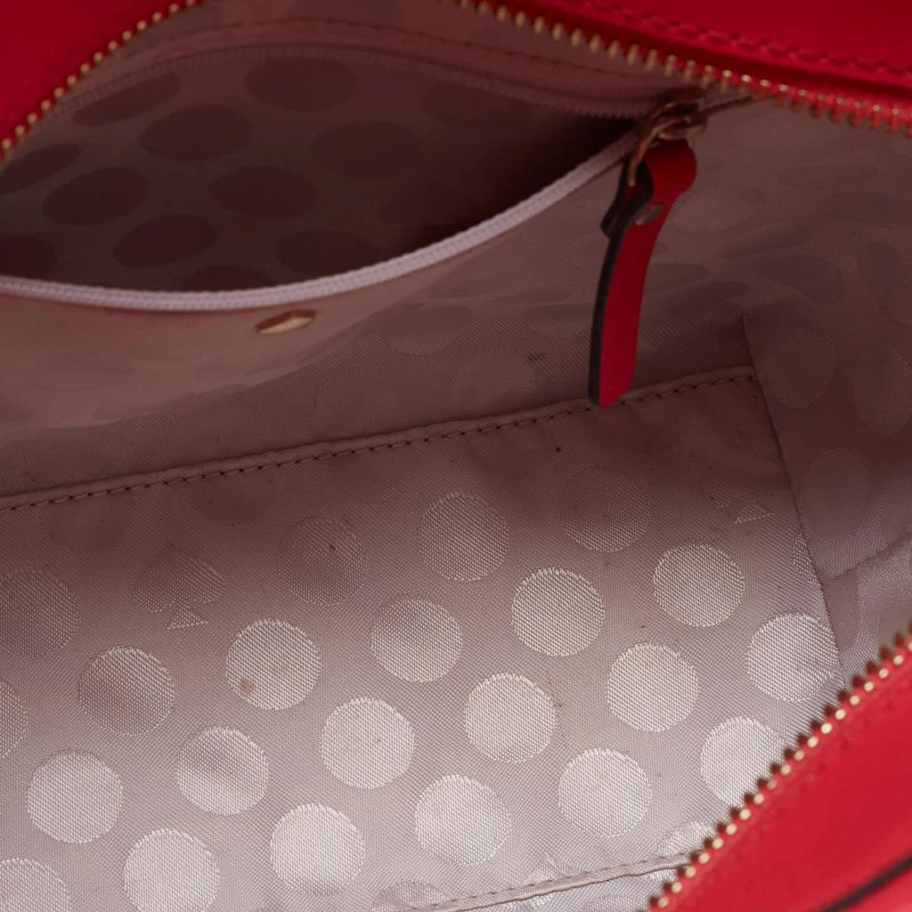 Kate Spade Coral Red Leather Cedar Street Hayden Tote 商品