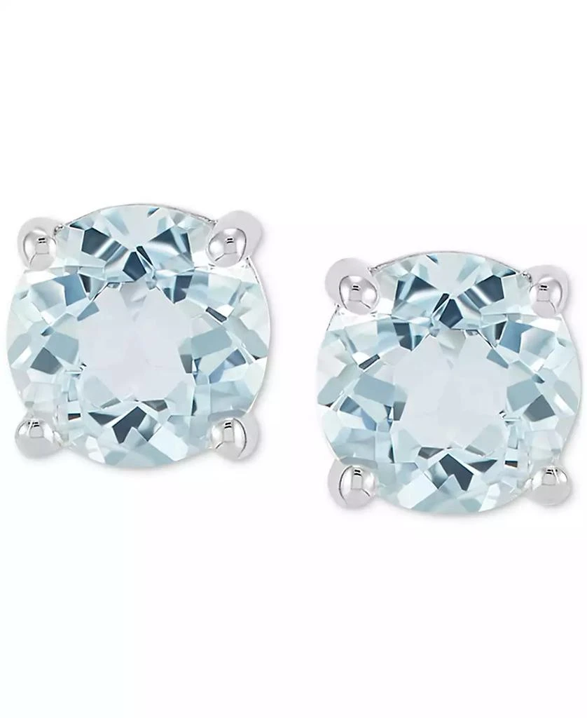 Birthstone Stud Earrings in 14k Gold or 14k White Gold 商品