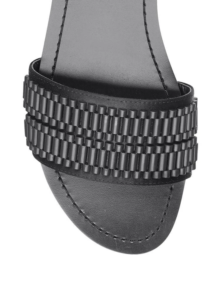 商品KENDALL & KYLIE|Kennedy Satin Slides,价格¥248,第4张图片详细描述