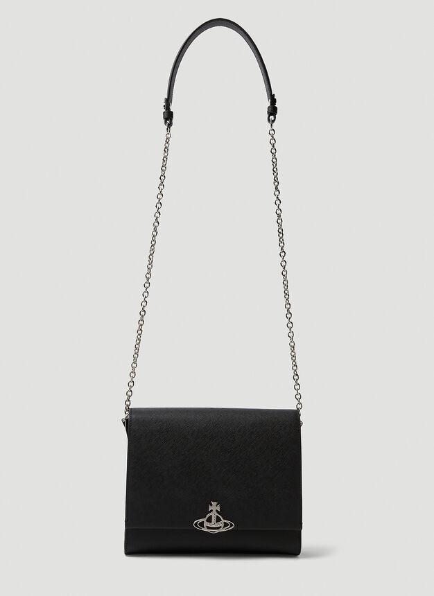 Lucy Medium Shoulder Bag in Black商品第1张图片规格展示
