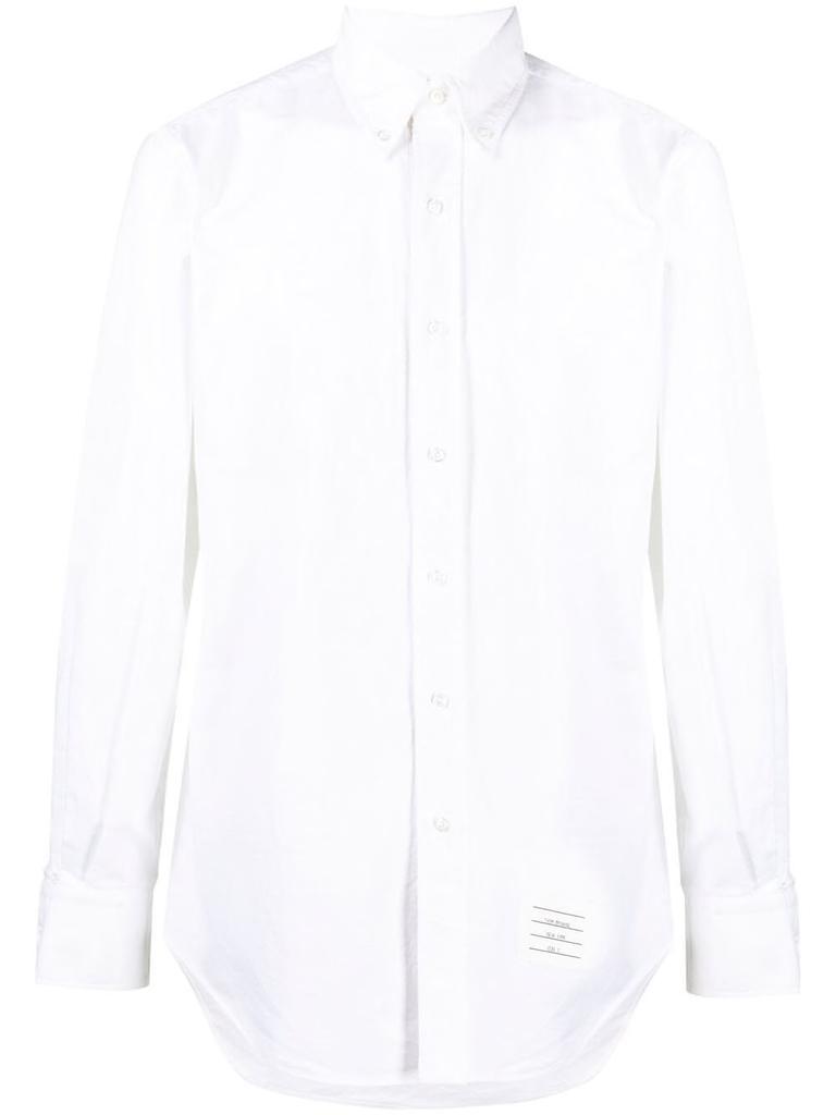 商品Thom Browne|THOM BROWNE MEN CLASSIC LONG-SLEEVE BUTTON DOWN SHIRT W/ RWB PLACKET IN OXFORD,价格¥3131,第7张图片详细描述