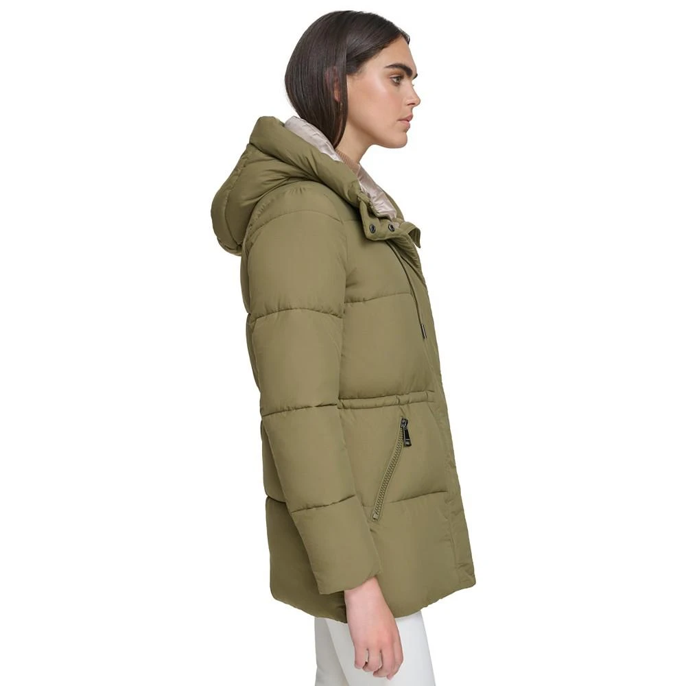 商品Calvin Klein|Women's Hooded Anorak Puffer Coat,价格¥1463,第3张图片详细描述