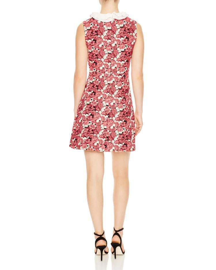 商品Sandro|Edwige Floral-Print Ruffled-Collar Mini Dress,价格¥1474,第2张图片详细描述