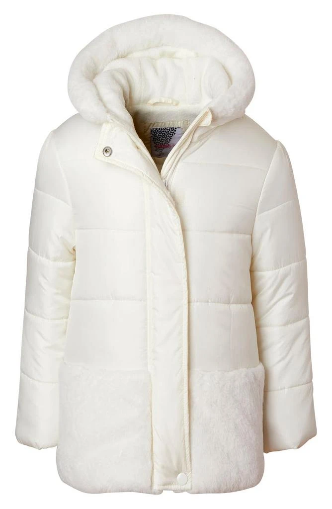 商品Kensie|Faux Fur Trimmed Puffer Jacket,价格¥166,第2张图片详细描述