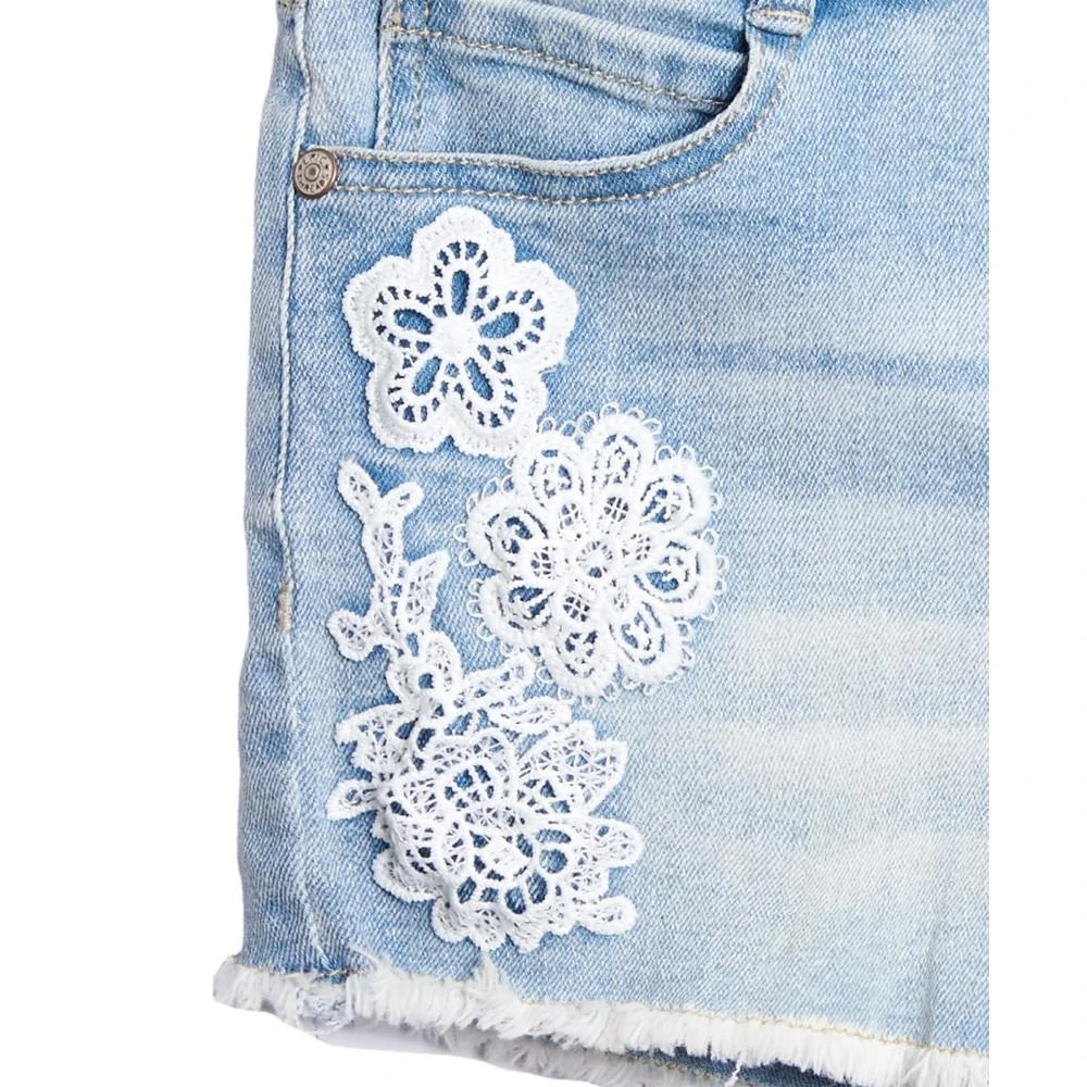 Big Girls Lace Denim Shorts, Created For Macy's 商品