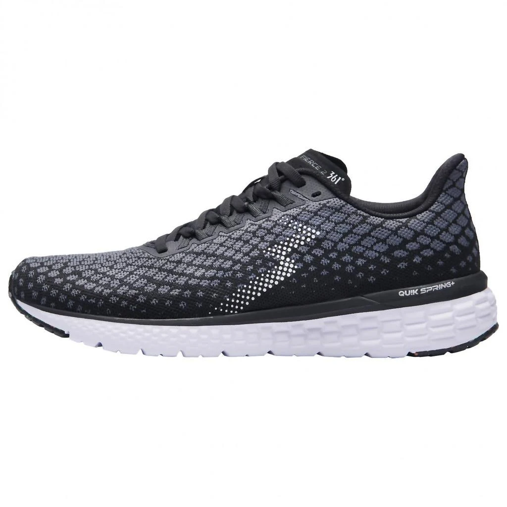 商品361 Degrees|Women's Fierce 2 Running Shoes - Medium Width In Black,ebony,价格¥739,第2张图片详细描述
