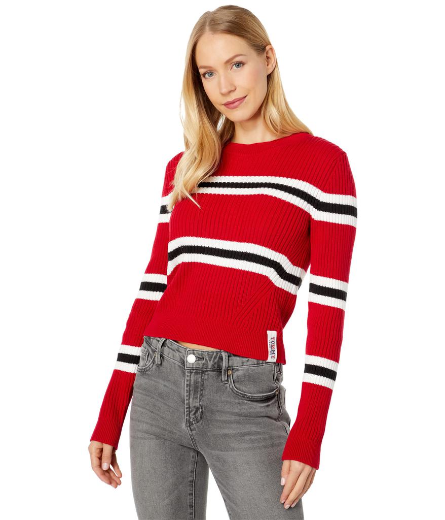 Stripe Crew Neck Sweater商品第1张图片规格展示