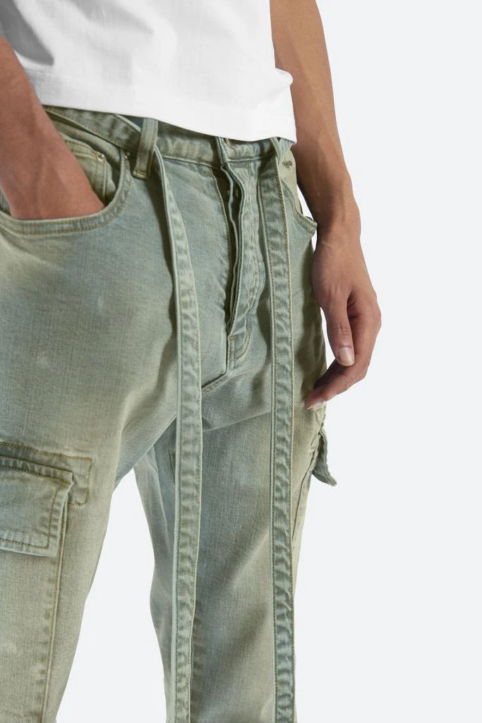 Denim Cargo Pants - Blue牛仔裤 商品