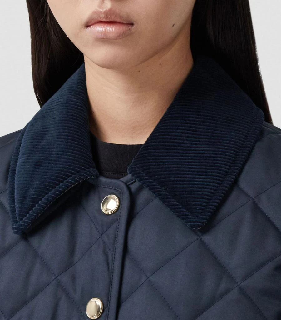 Corduroy-Collar Diamond-Quilted Jacket 商品