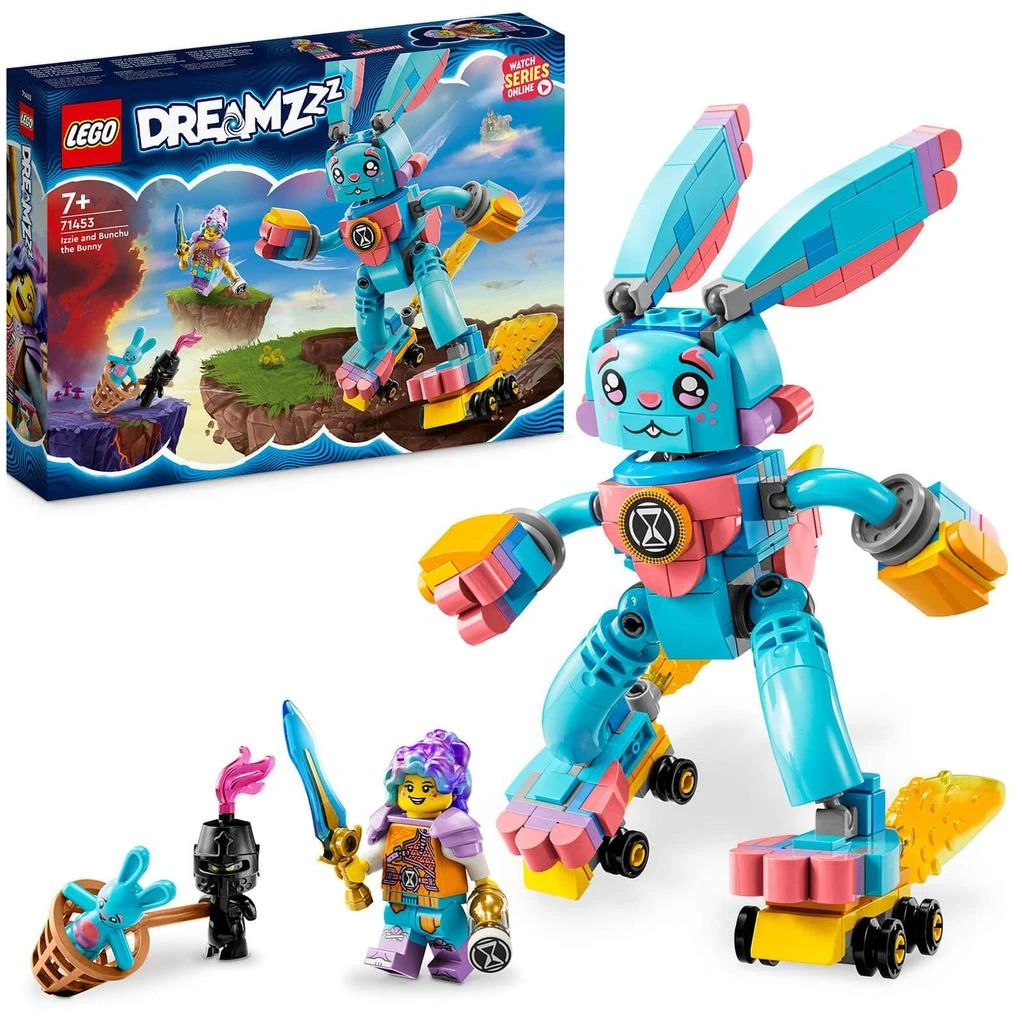 商品LEGO|LEGO DREAMZzz Izzie and Bunchu the Bunny Toy 71453,价格¥211,第1张图片