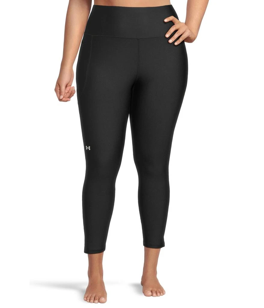 商品Under Armour|Plus Size HeatGear® Armour® High-Waisted No Slip Ankle Leggings,价格¥282,第1张图片