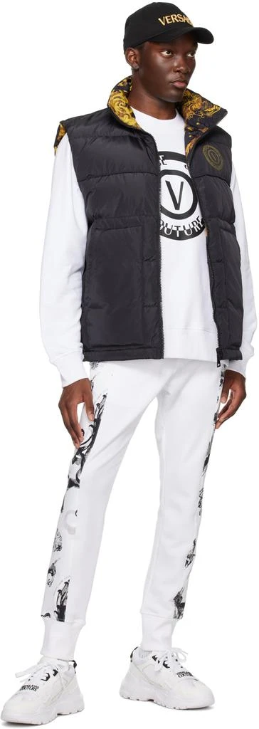 商品Versace|White V-Emblem Sweatshirt,价格¥1475,第4张图片详细描述
