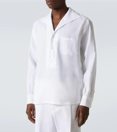 商品Dolce & Gabbana|亚麻衬衫,价格¥11637,第3张图片详细描述