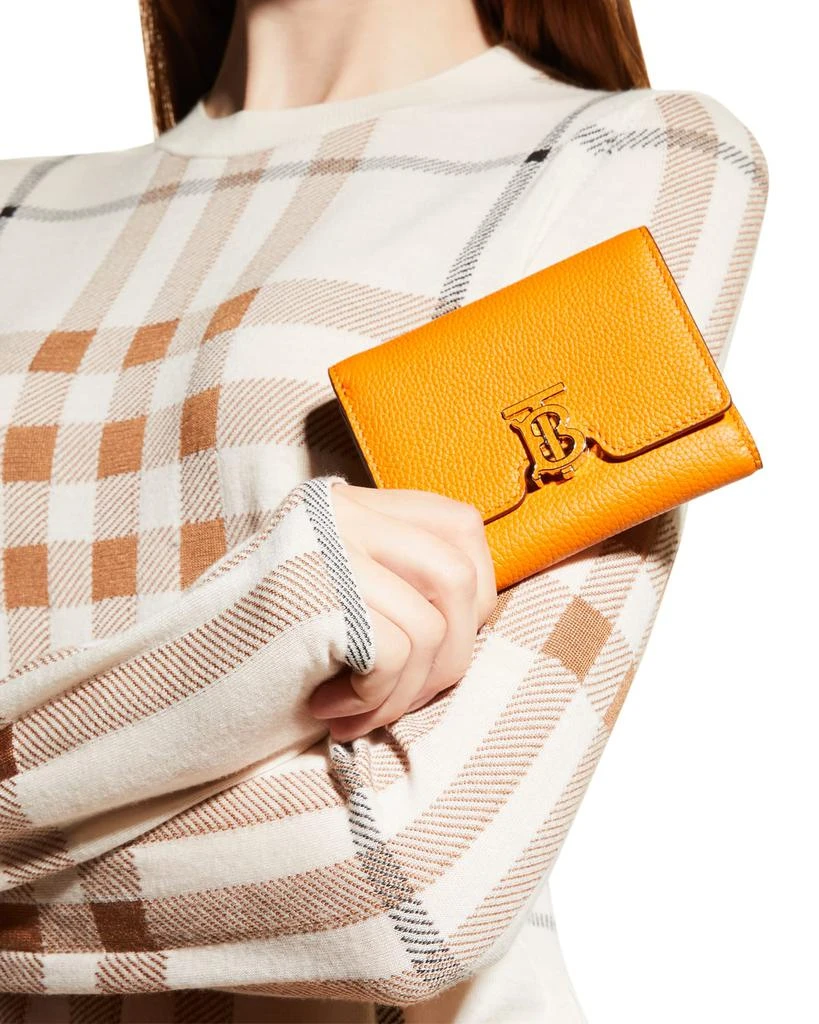 商品Burberry|TB Trifold Leather Compact Wallet,价格¥5122,第2张图片详细描述