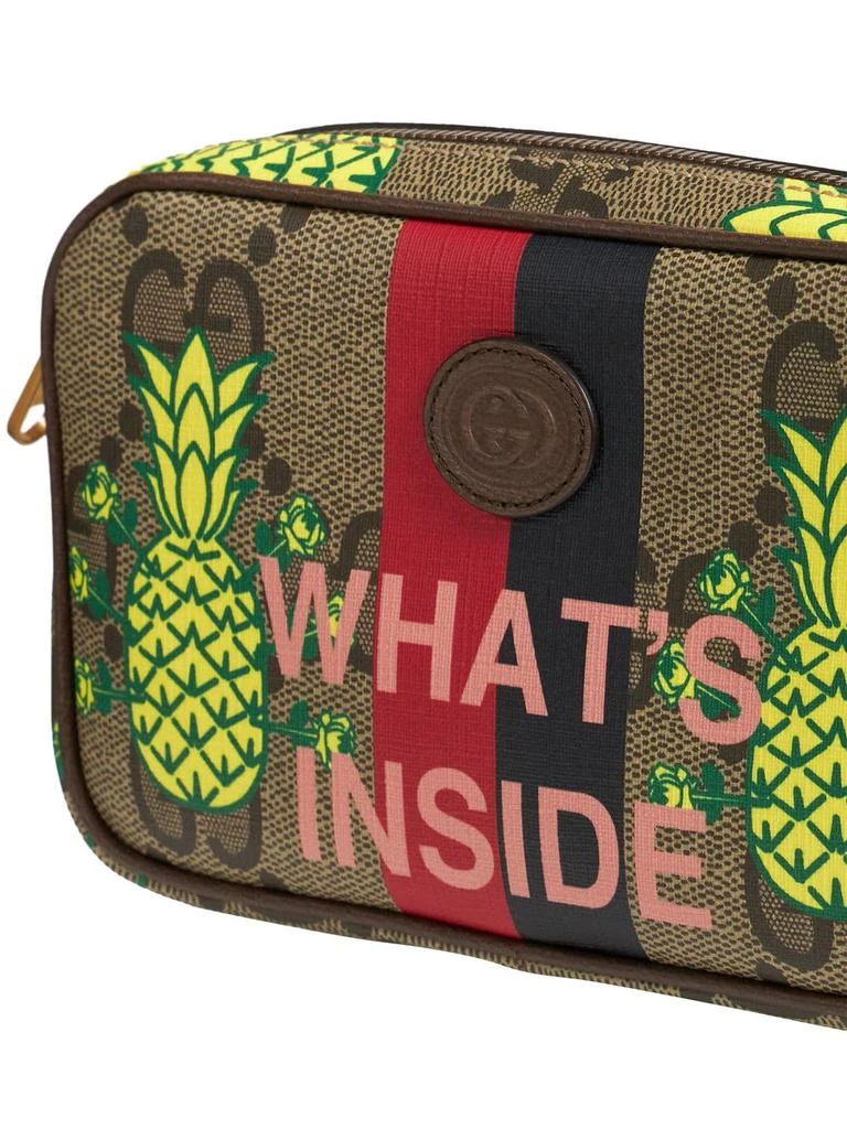 商品Gucci|Pineapple Print Gg Supreme Belt Bag,价格¥9667,第4张图片详细描述