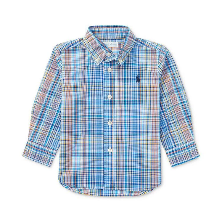商品Ralph Lauren|Poplin Cotton Shirt, Baby Boys,价格¥260,第1张图片