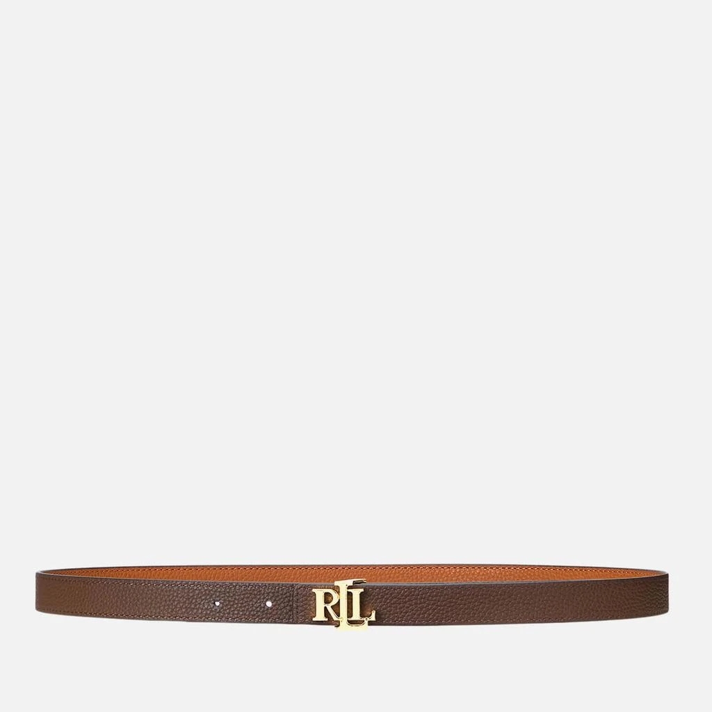 商品Ralph Lauren|Lauren Ralph Lauren Reversible 20 Leather Skinny Belt,价格¥861,第2张图片详细描述