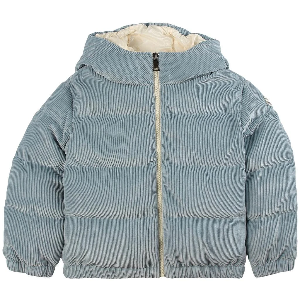 商品Moncler|Kids Turquoise Anterne Hooded Jacket,价格¥3450,第1张图片