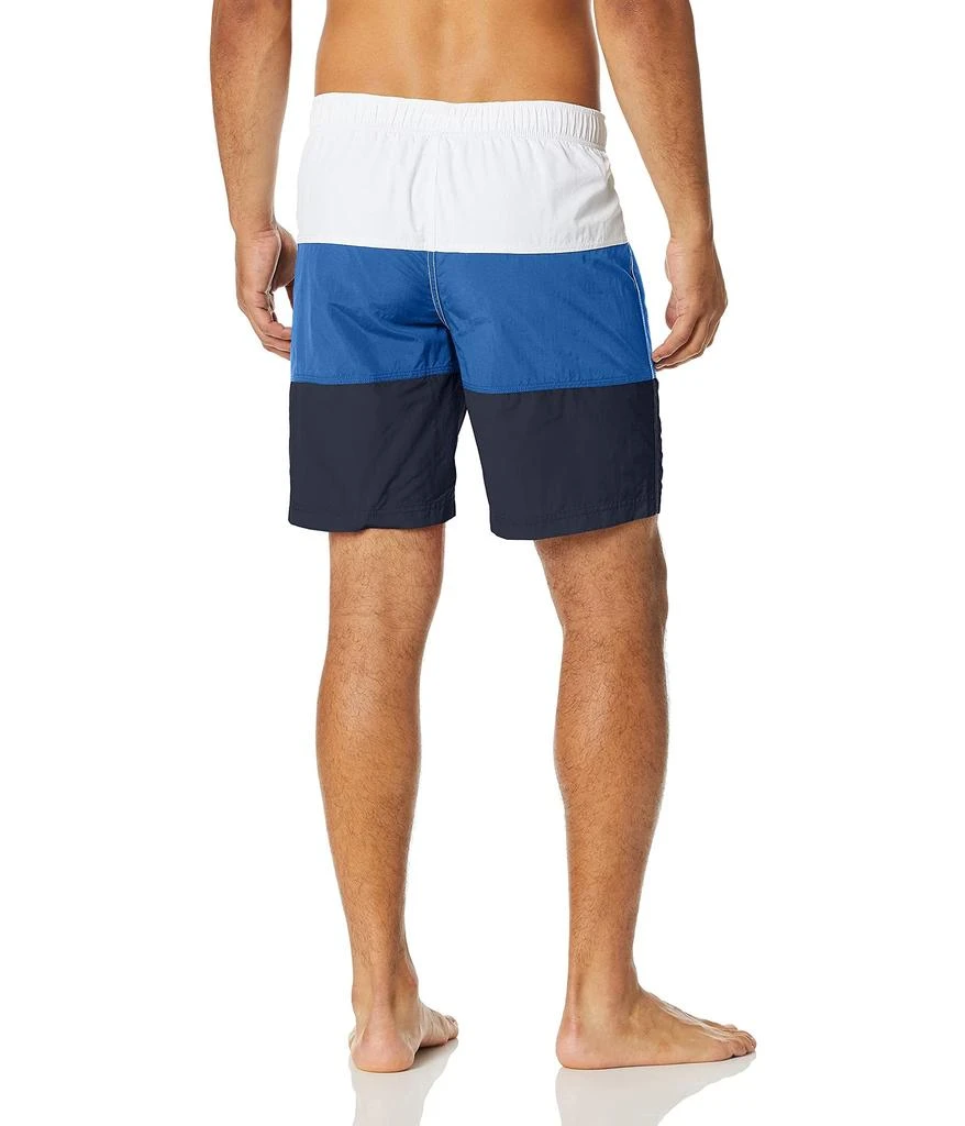 商品Nautica|Men's Standard Quick Dry Classic Logo Tri-Block Series Swim Trunk,价格¥223,第2张图片详细描述