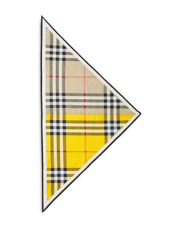 商品Burberry|Contrast Vintage Check Cotton Bandana,价格¥2393,第3张图片详细描述