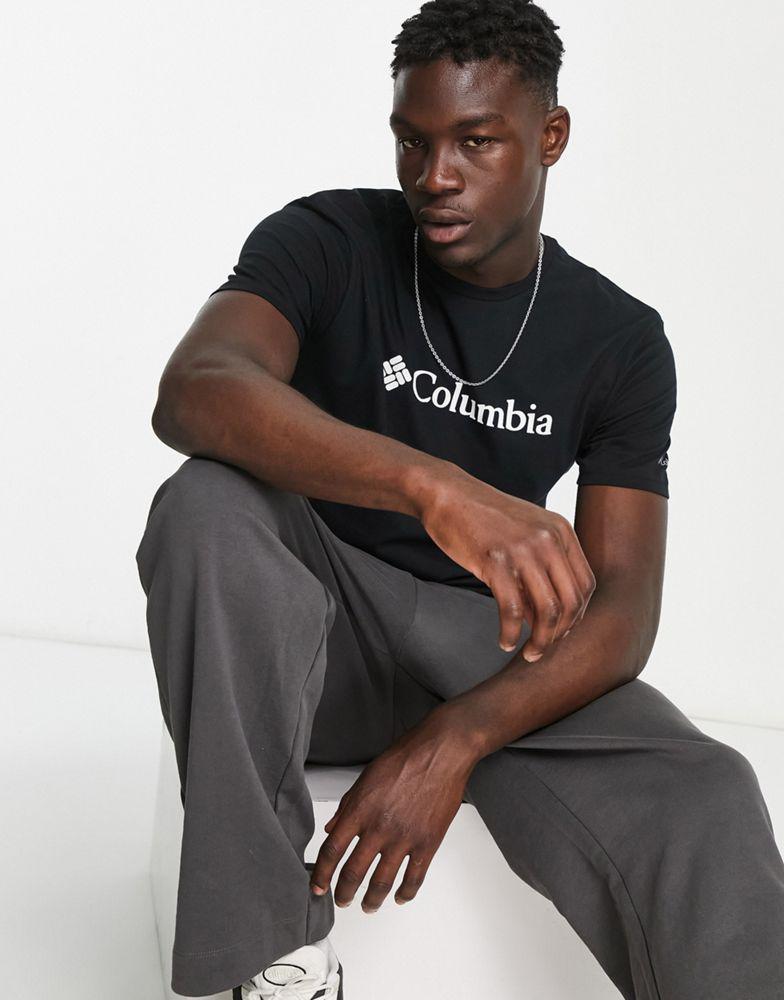 Columbia CSC Basic cotton chest logo t-shirt in black商品第3张图片规格展示