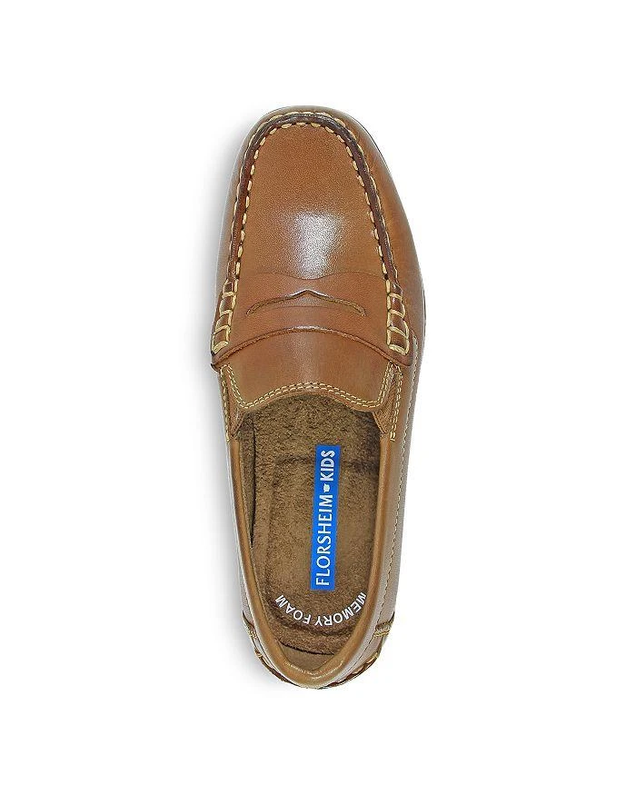 商品Florsheim|Boys' Jasper Leather Driver Slip On Loafers - Toddler, Little Kid, Big Kid,价格¥316,第2张图片详细描述