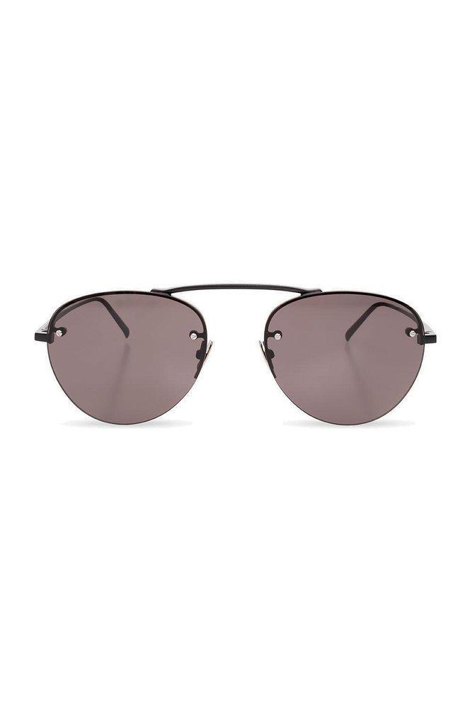 商品Yves Saint Laurent|Saint Laurent Eyewear Aviator Sunglasses,价格¥2261,第1张图片