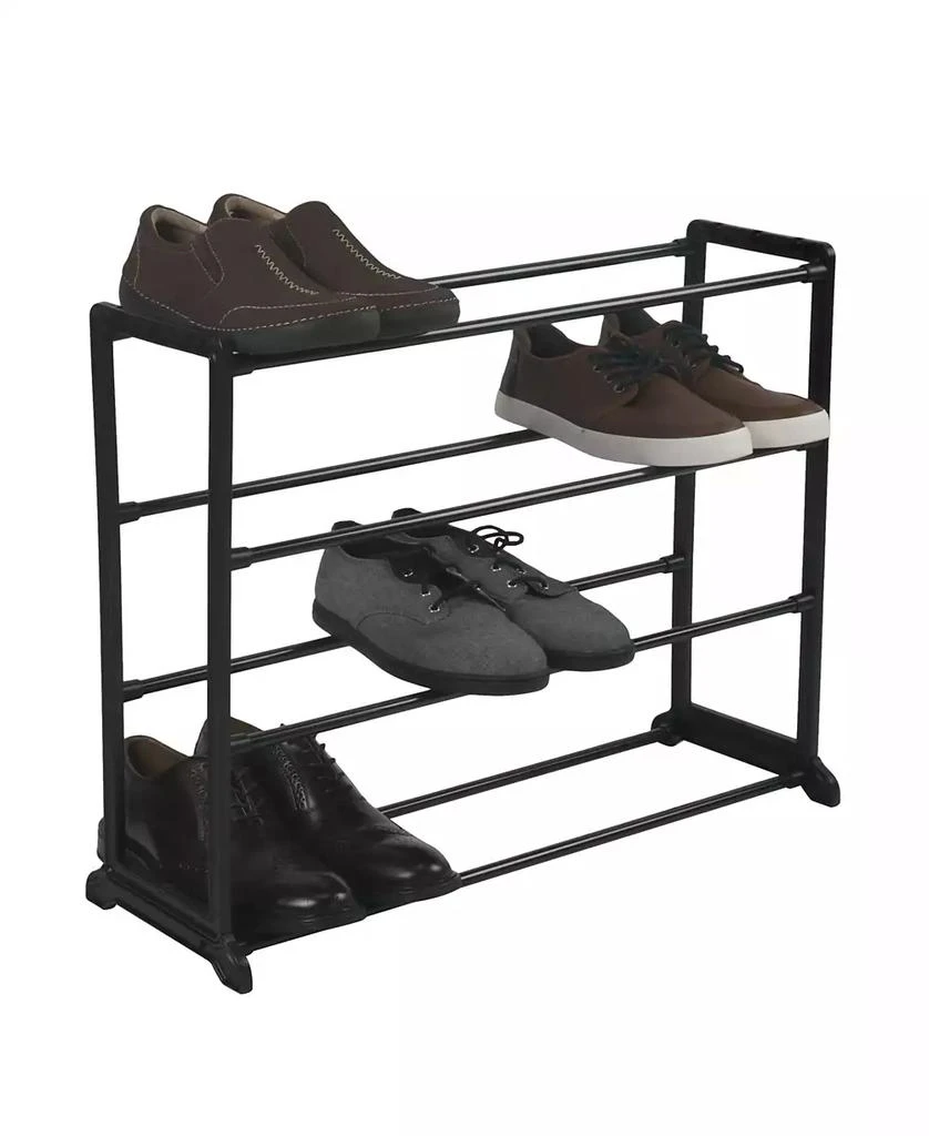 商品Simplify|12 Pair Stackable Shoe Rack,价格¥190,第2张图片详细描述