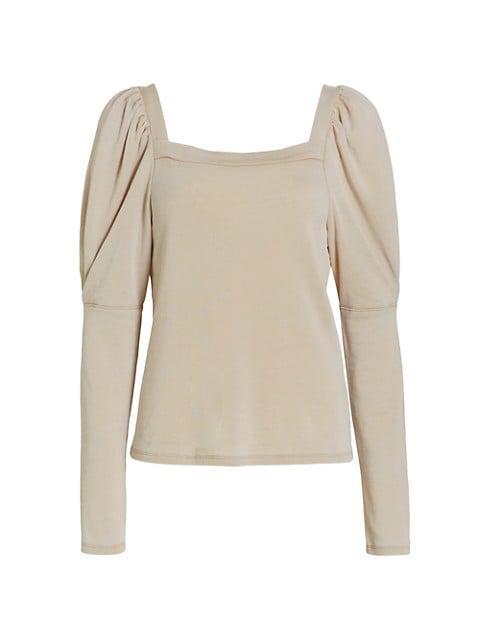 商品Splendid|Josephine Puff-Sleeve Sweatshirt,价格¥296,第1张图片