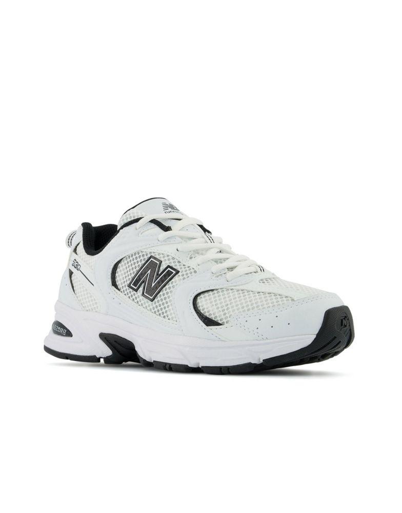 New Balance 530 trainers in white and black商品第1张图片规格展示