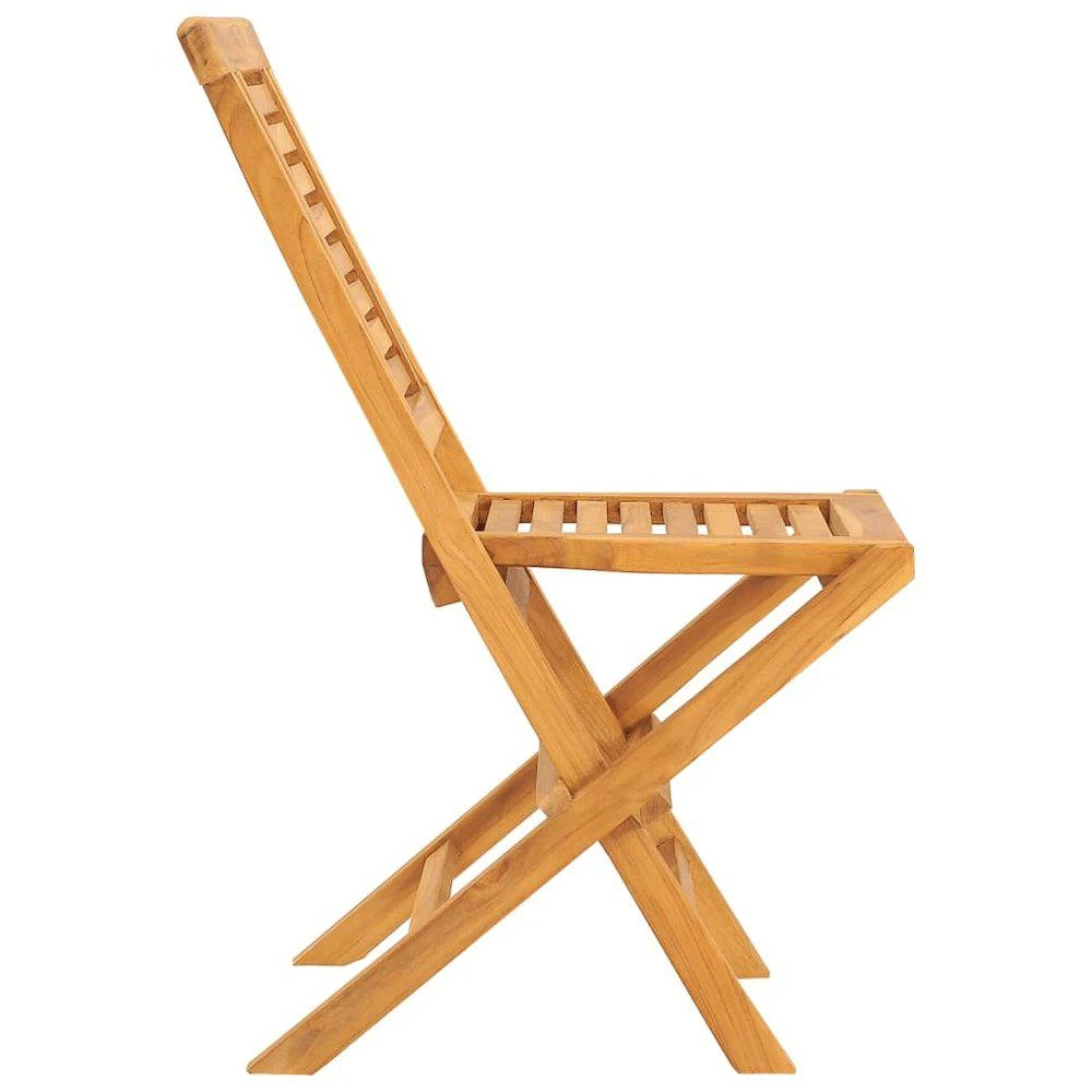 商品VidaXL|Folding Patio Chairs 2 pcs 18.5"x24.8"x35.4" Solid Wood Teak,价格¥1564,第5张图片详细描述