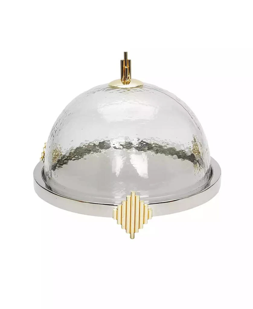 商品Classic Touch|Cake Dome with Stainless Steel Base Symmetrical Design,价格¥570,第1张图片