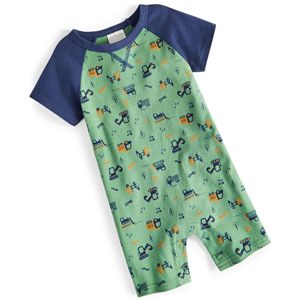 商品First Impressions|Baby Boys Working Hard Cotton Sunsuit, Created for Macy's,价格¥79,第1张图片