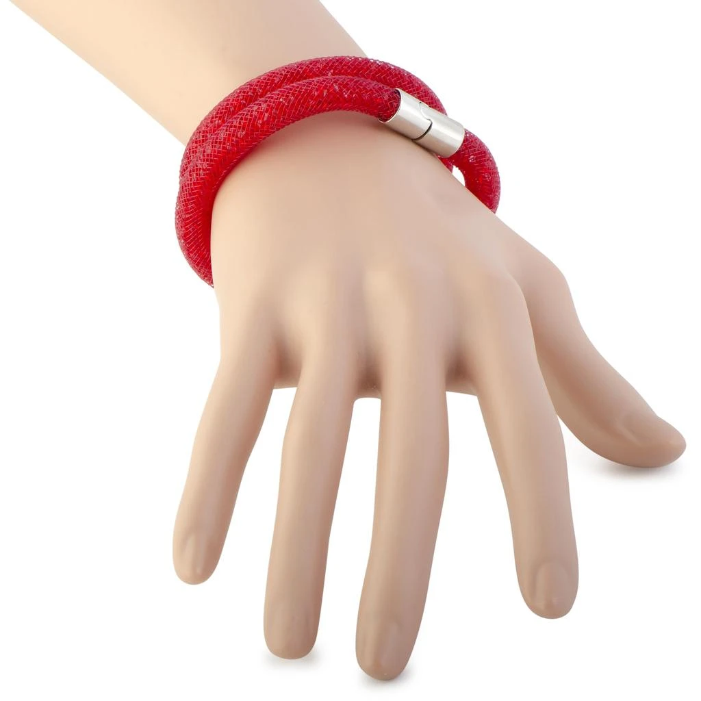 商品Swarovski|Stardust Red Crystals Double Bracelet 5185873-S- Small,价格¥309,第2张图片详细描述