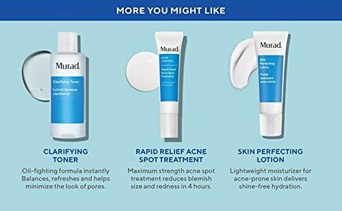 Murad Clarifying Cleanser - Acne Control Salicylic Acid & Green Tea Extract Face Wash - Exfoliating Acne Skin Care Treatment Backed by Science 商品