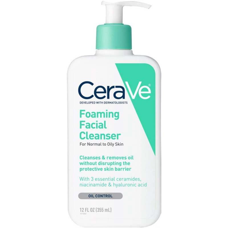 商品CeraVe|Foaming Facial Cleanser For Normal To Oily Skin,价格¥119-¥134,第1张图片详细描述