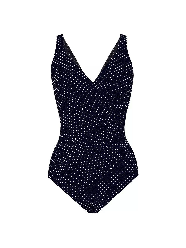 商品Miraclesuit Swim|Pin Point Oceanus One-Piece Swimsuit,价格¥1275,第1张图片