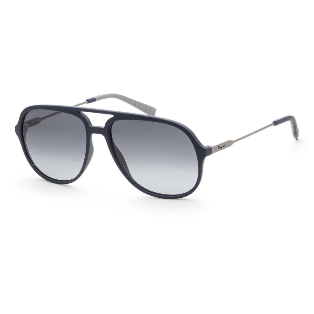 商品Salvatore Ferragamo|Ferragamo Women's Blue Aviator Sunglasses,价格¥494,第1张图片