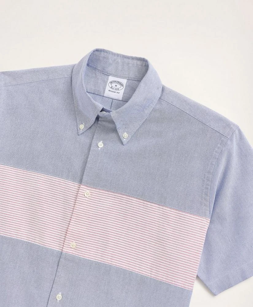 商品Brooks Brothers|Regent Regular-Fit Original Oxford Short-Sleeve Fun Shirt,价格¥399,第2张图片详细描述