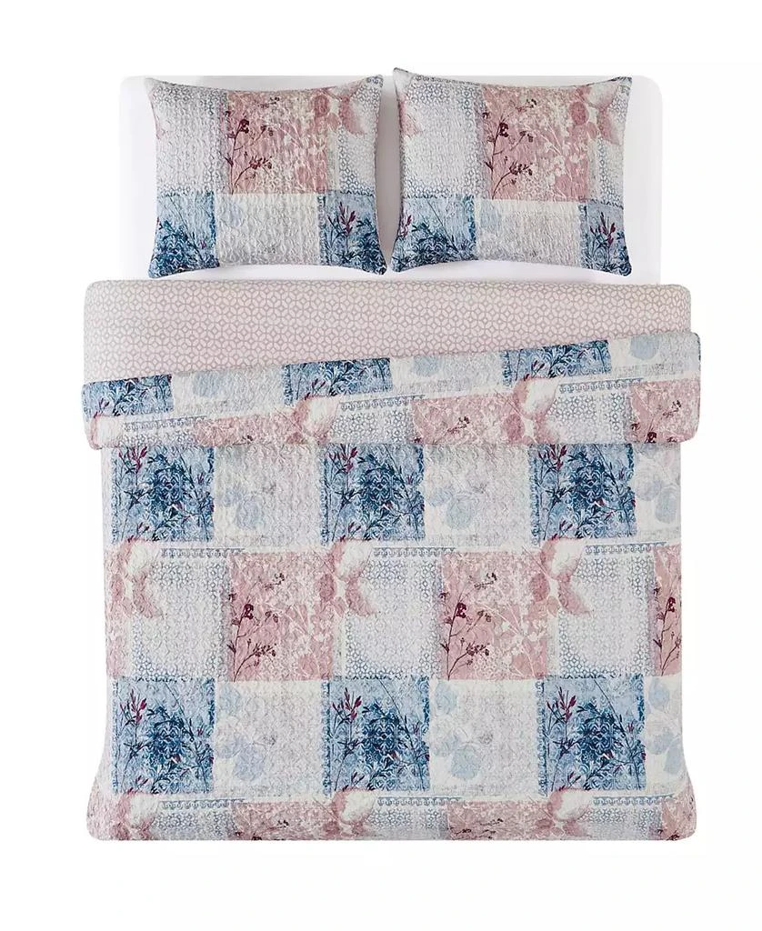 商品Cannon|Lotte Patchwork 2-Pc. Comforter Set,价格¥717,第4张图片详细描述
