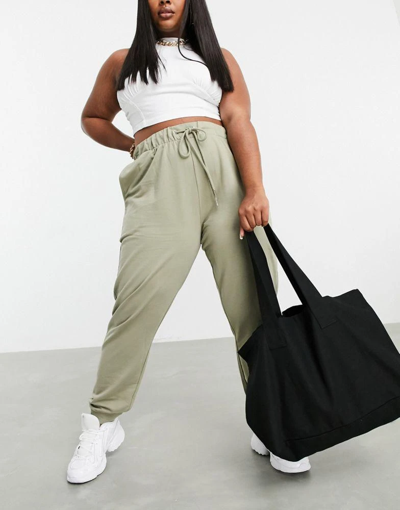 商品ASOS|ASOS DESIGN cotton canvas tote bag in black - BLACK,价格¥123,第3张图片详细描述