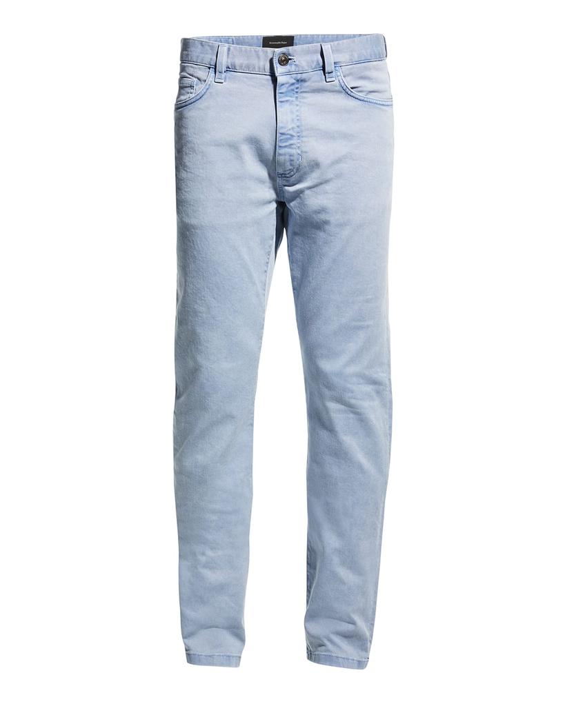 Men's Cotton-Stretch Denim Jeans商品第2张图片规格展示
