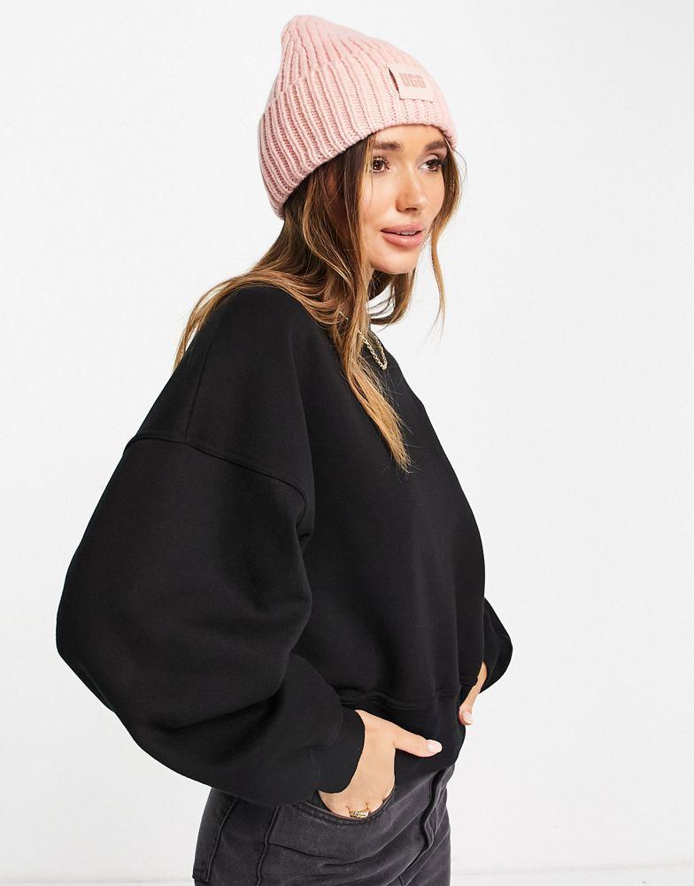 UGG rib knit beanie in pink cloud商品第3张图片规格展示