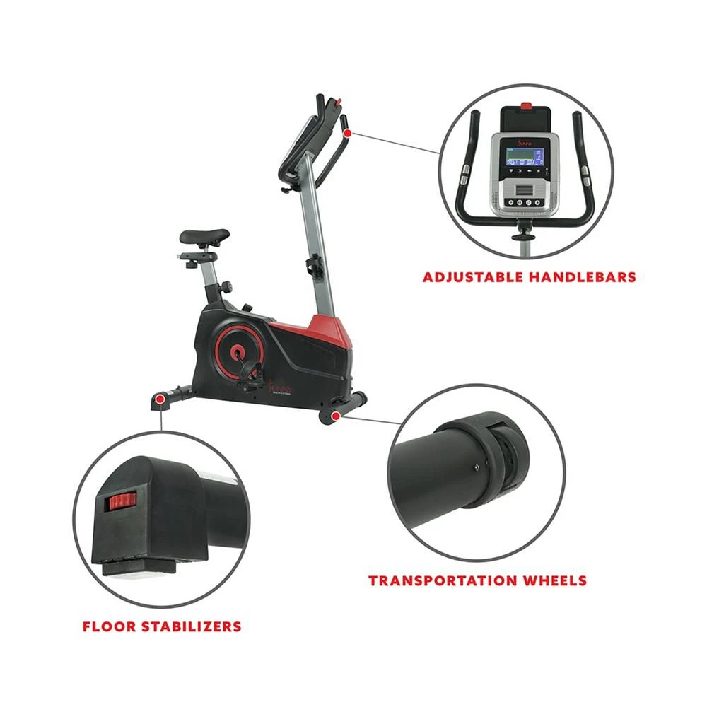 商品Sunny Health & Fitness|Evo Fit Stationary Upright Bike with 24 Level Electro, Sf-B2969,价格¥6347,第5张图片详细描述