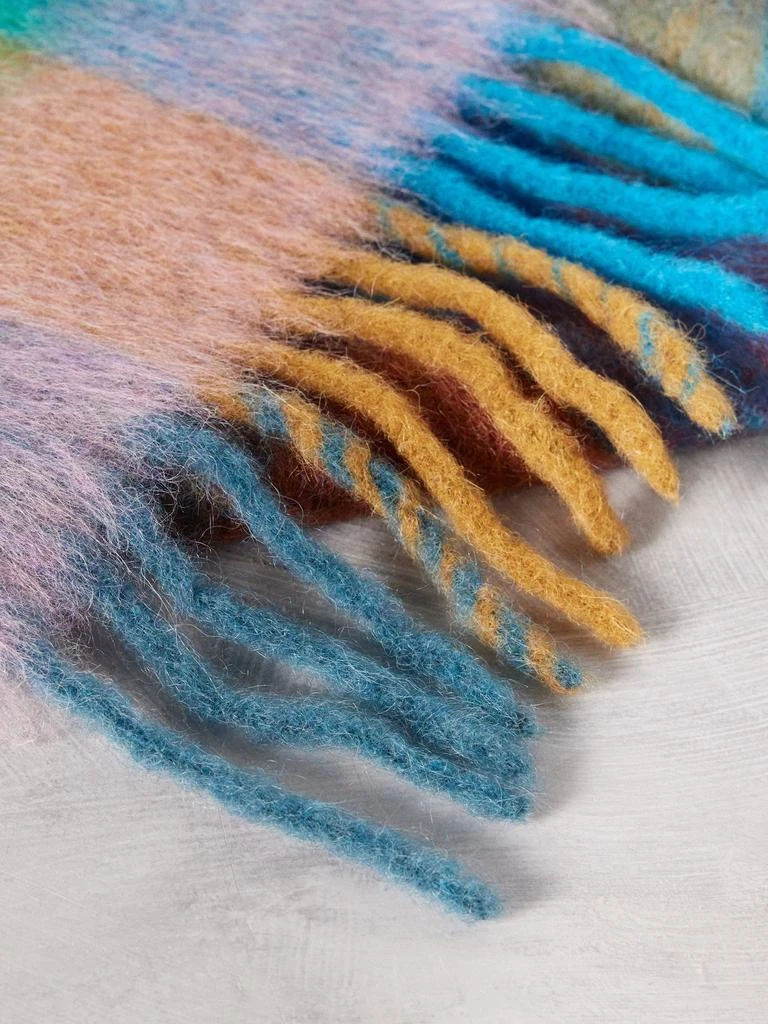 商品Acne Studios|Vally checked wool-blend scarf,价格¥2688,第3张图片详细描述
