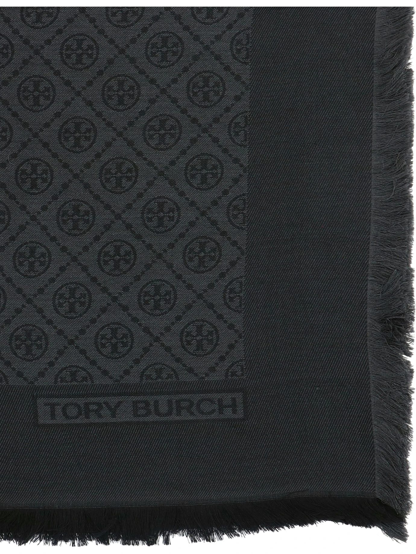 商品Tory Burch|Tory Burch 女士围巾丝巾 84660001 黑色,价格¥1771,第3张图片详细描述