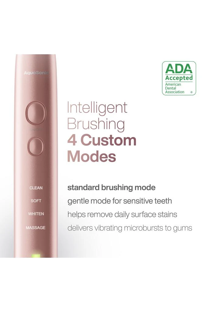 商品AquaSonic|Vibe Series Ultra-Whitening Toothbrush & Aqua Flosser Set,价格¥527,第4张图片详细描述