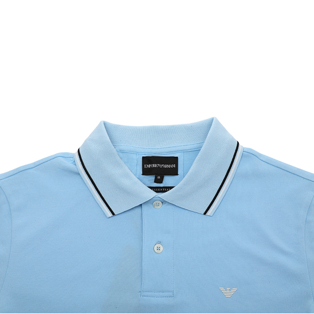 EMPORIO ARMANI 男浅蓝短袖T恤 8N1FB3-1JPTZ-0781商品第3张图片规格展示