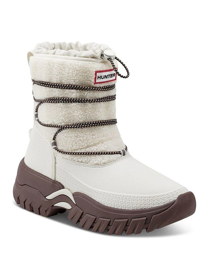 商品Hunter|Women's Wanderer Faux Fur & Suede Short Cold Weather Boots,价格¥1468,第1张图片
