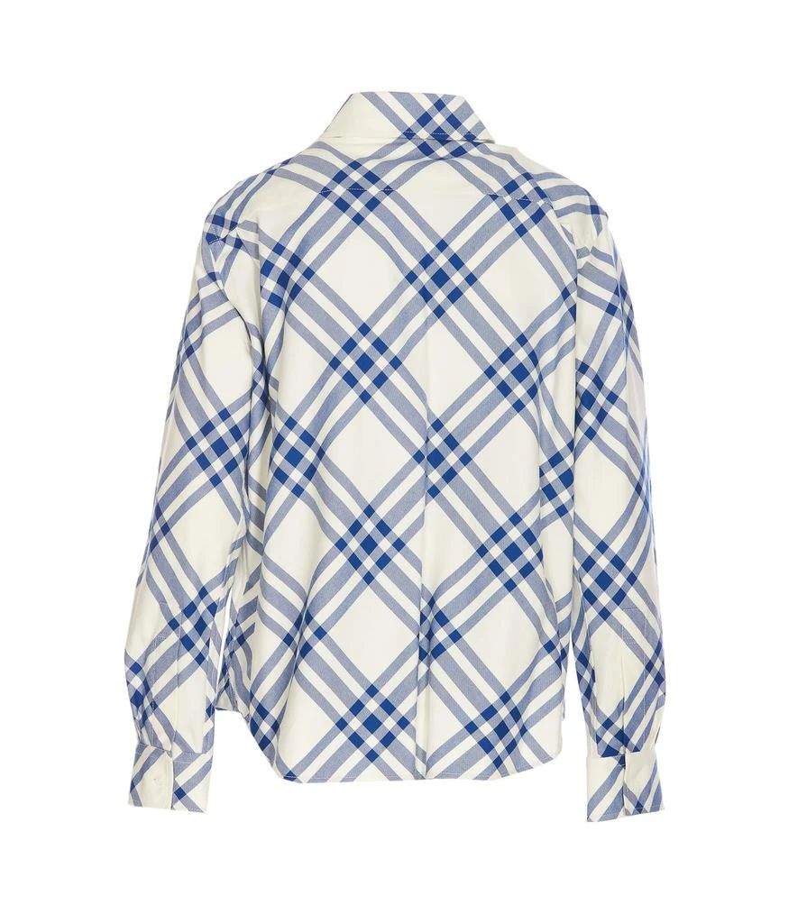 商品Burberry|Burberry Checked Long Sleeved Buttoned Shirt,价格¥4609,第2张图片详细描述